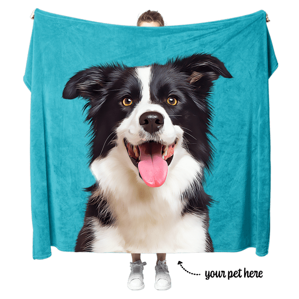 Create a Custom Pet Blanket With Your Pet s Photo